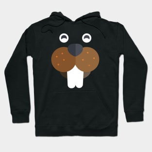 Beaver Face Hoodie